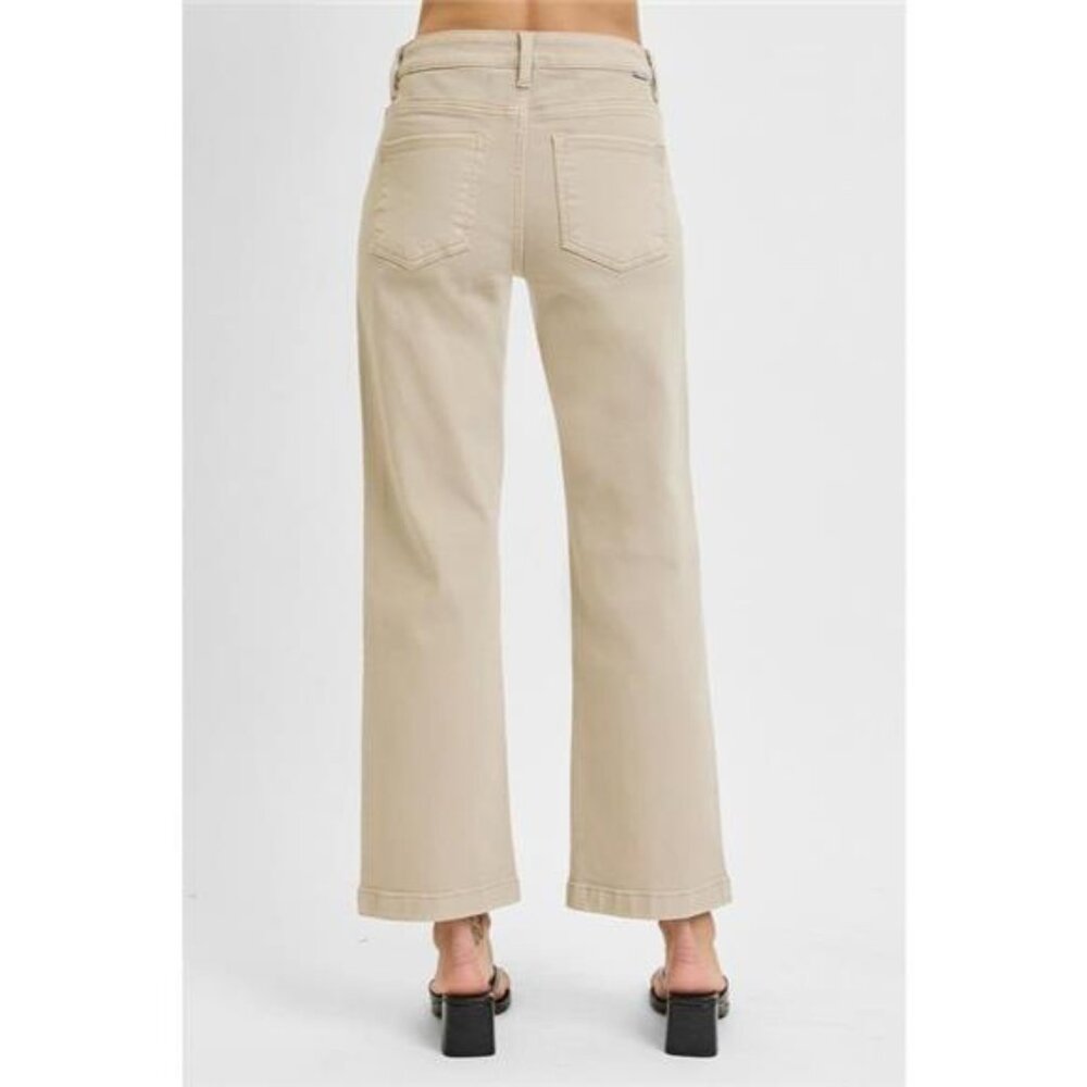✨NWT RISEN Full Size Tummy Control Mid Rise Ankle Straight Jeans Plus Size - Picture 5 of 6
